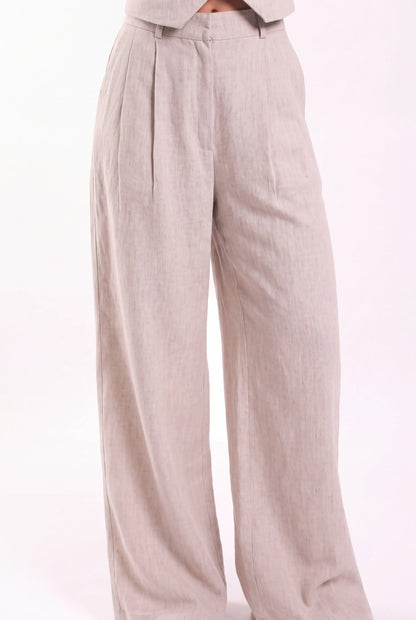 Lenin pleated trousers