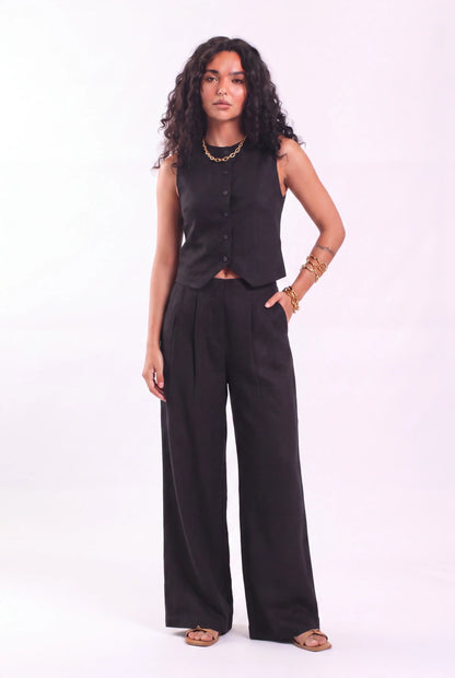 Lenin pleated trousers