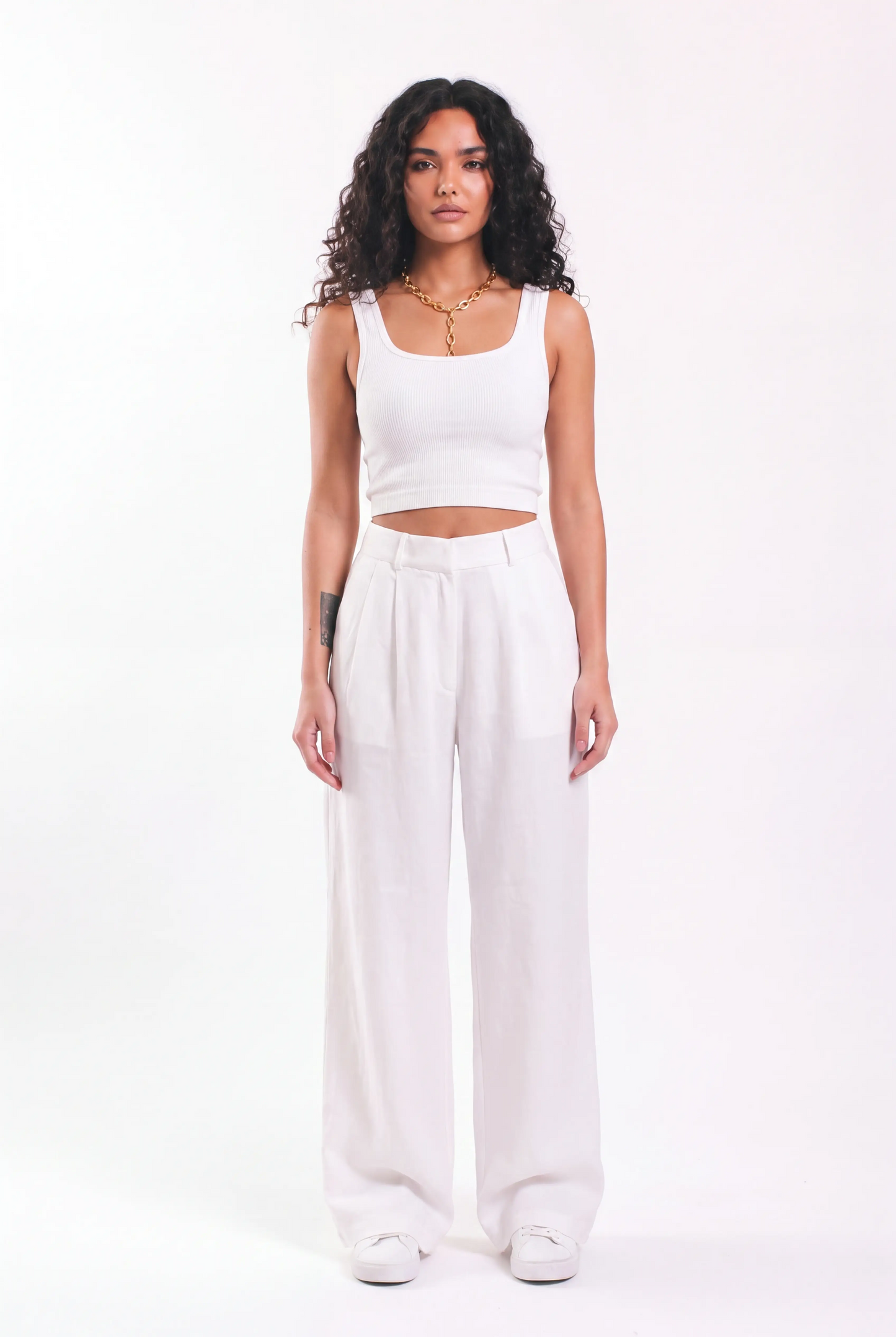 Lenin pleated trousers
