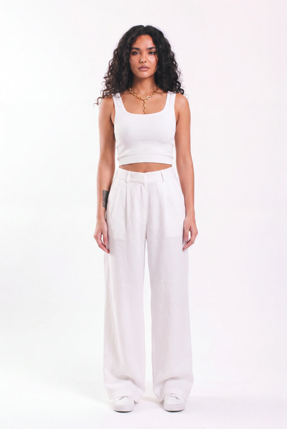 Lenin pleated trousers